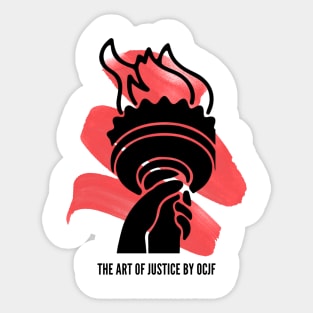 Art of Justice Torch Sticker